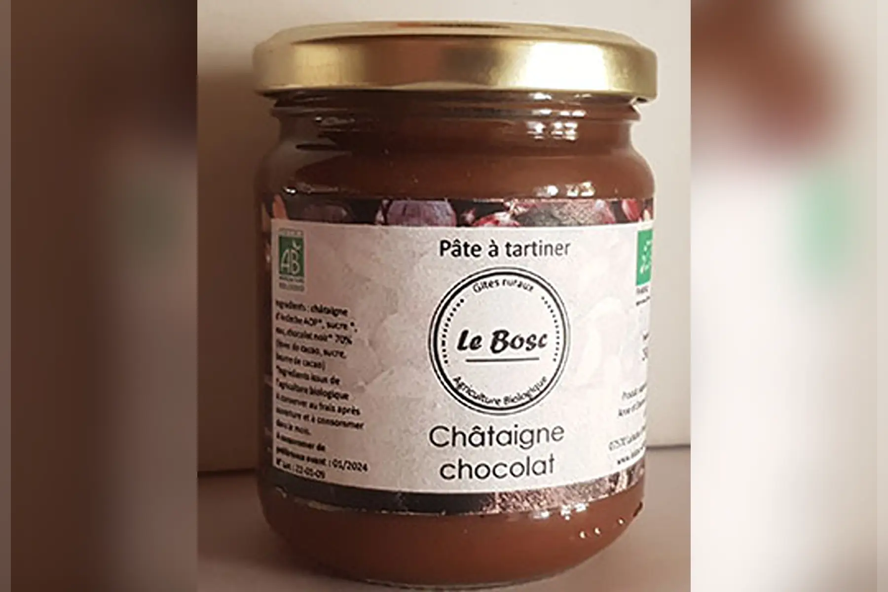 pâte à tartiner châtaigne-chocolat