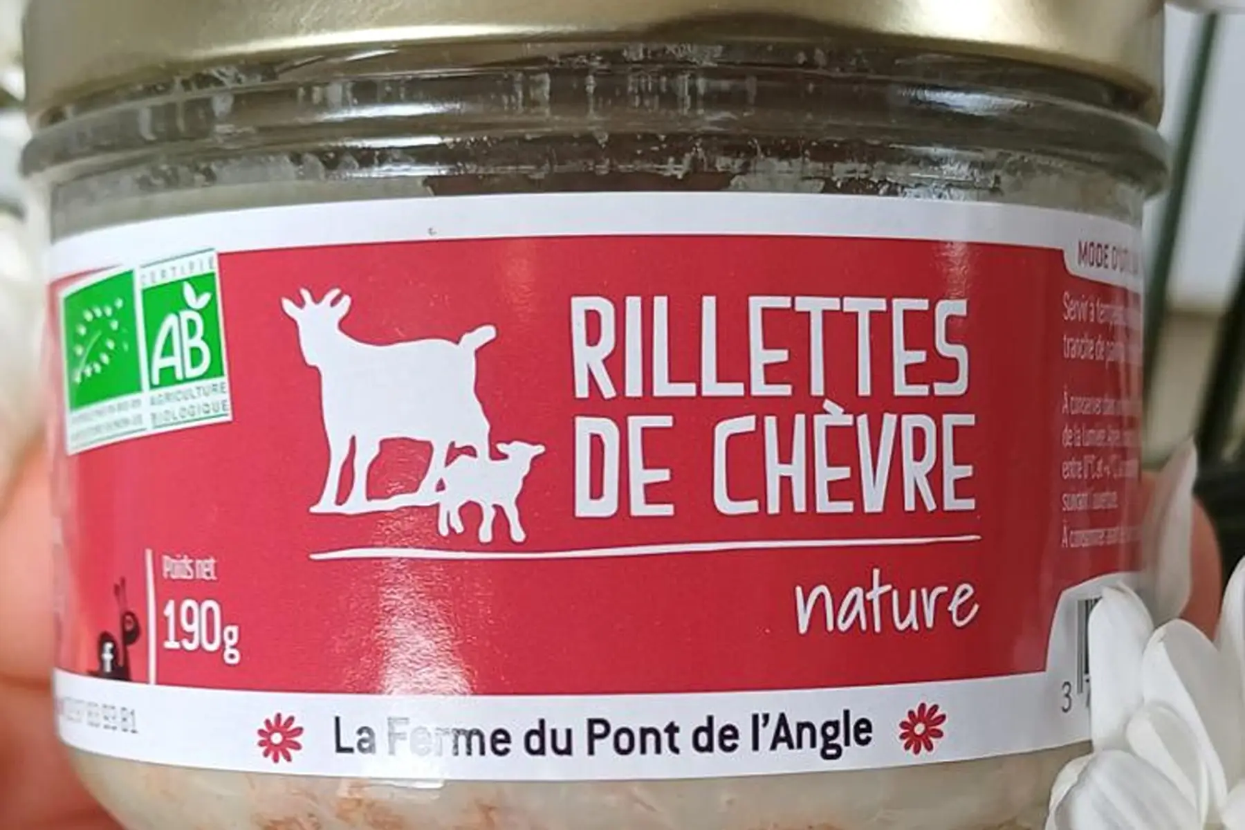 rillettes de chèvre bio