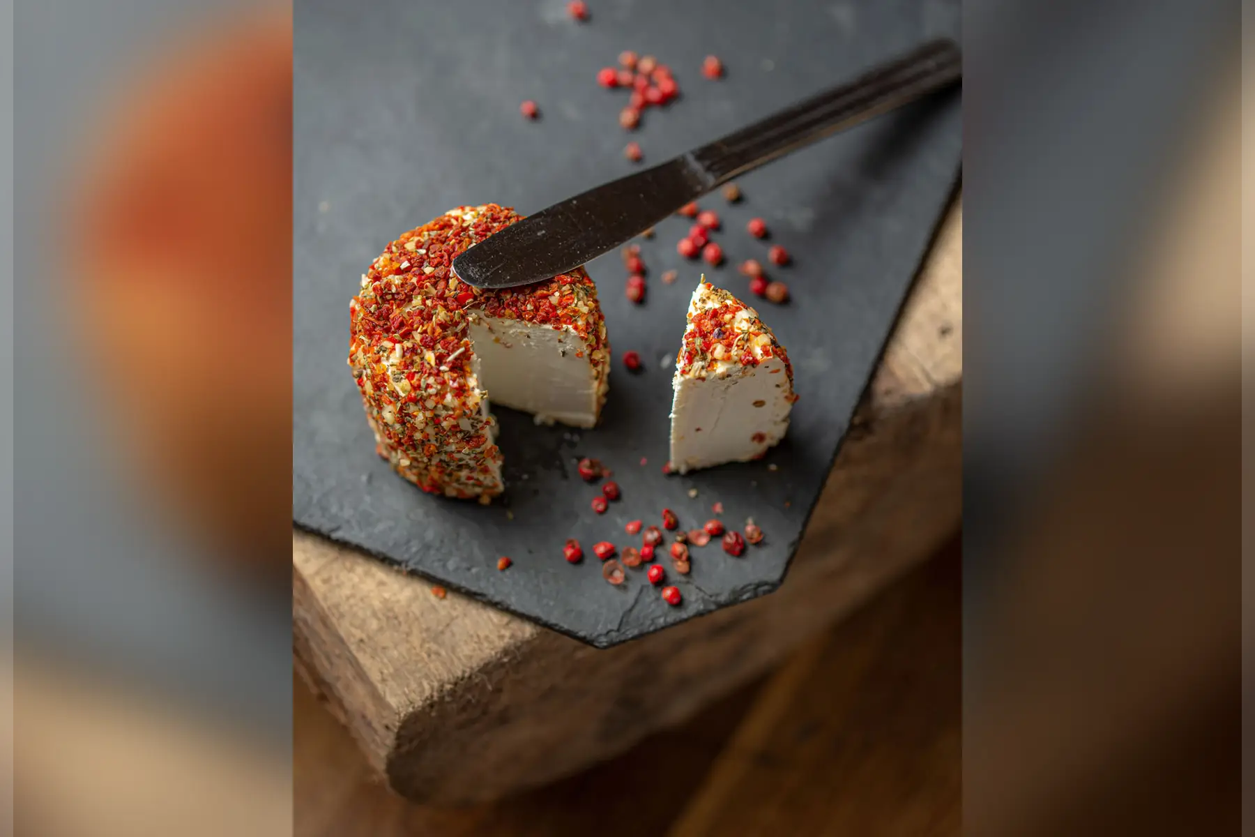 fromage de chèvre frais tomate/poivron bio