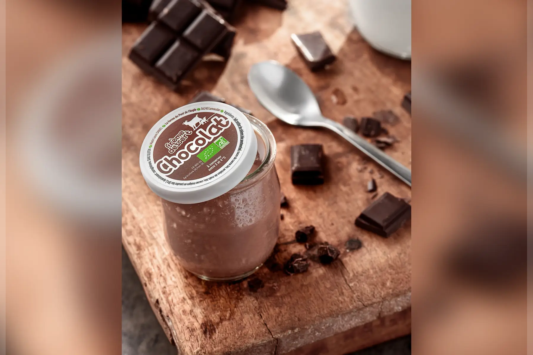 crème dessert chocolat bio