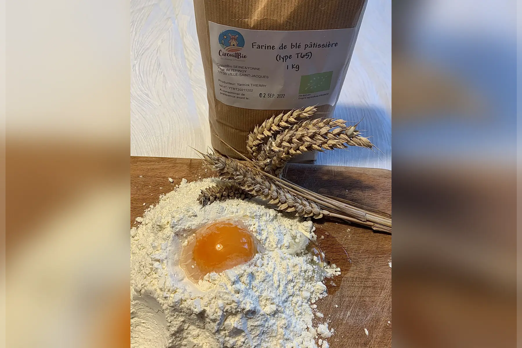 farine de blé patissière (t65)