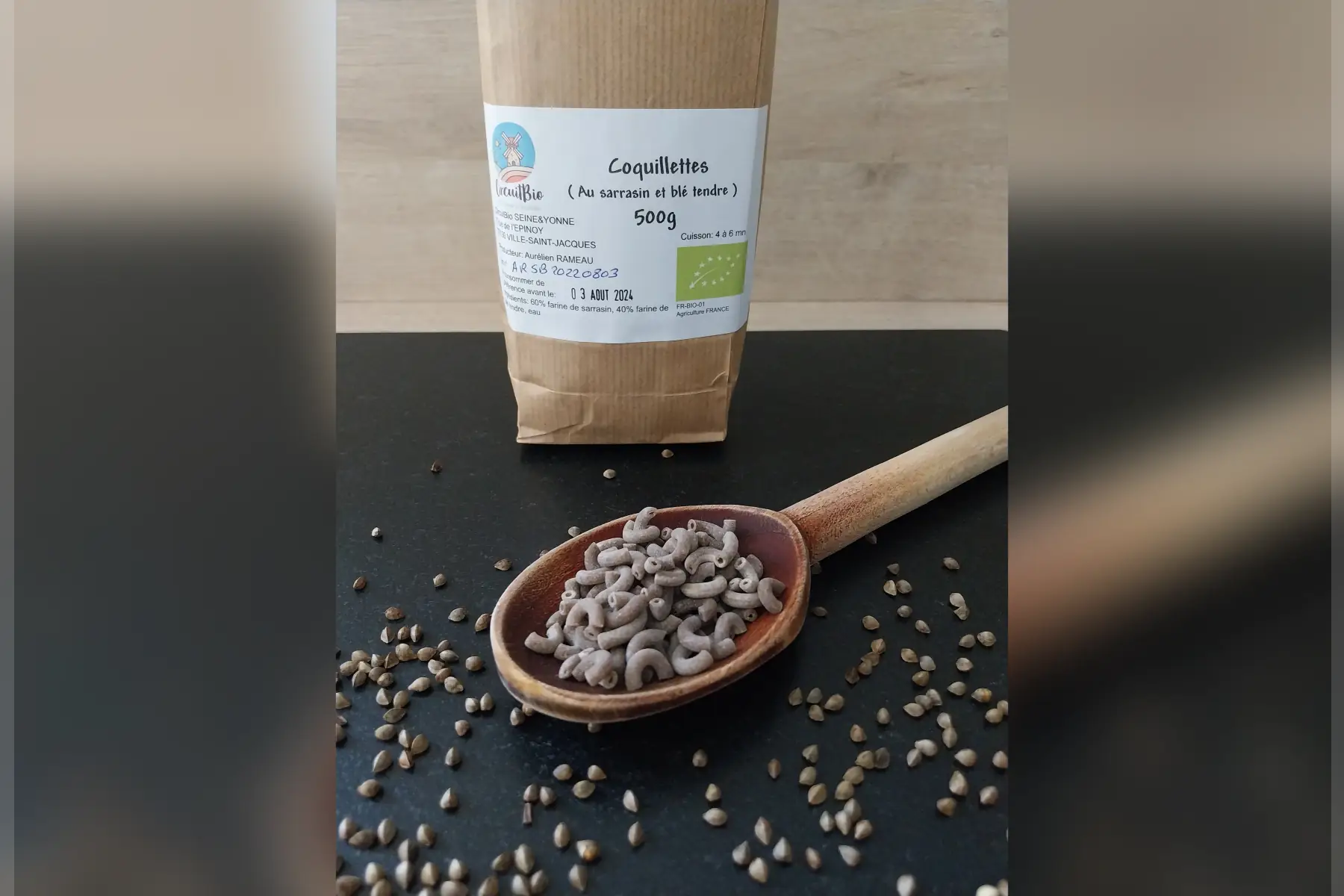 coquillettes bio sarrasin blé