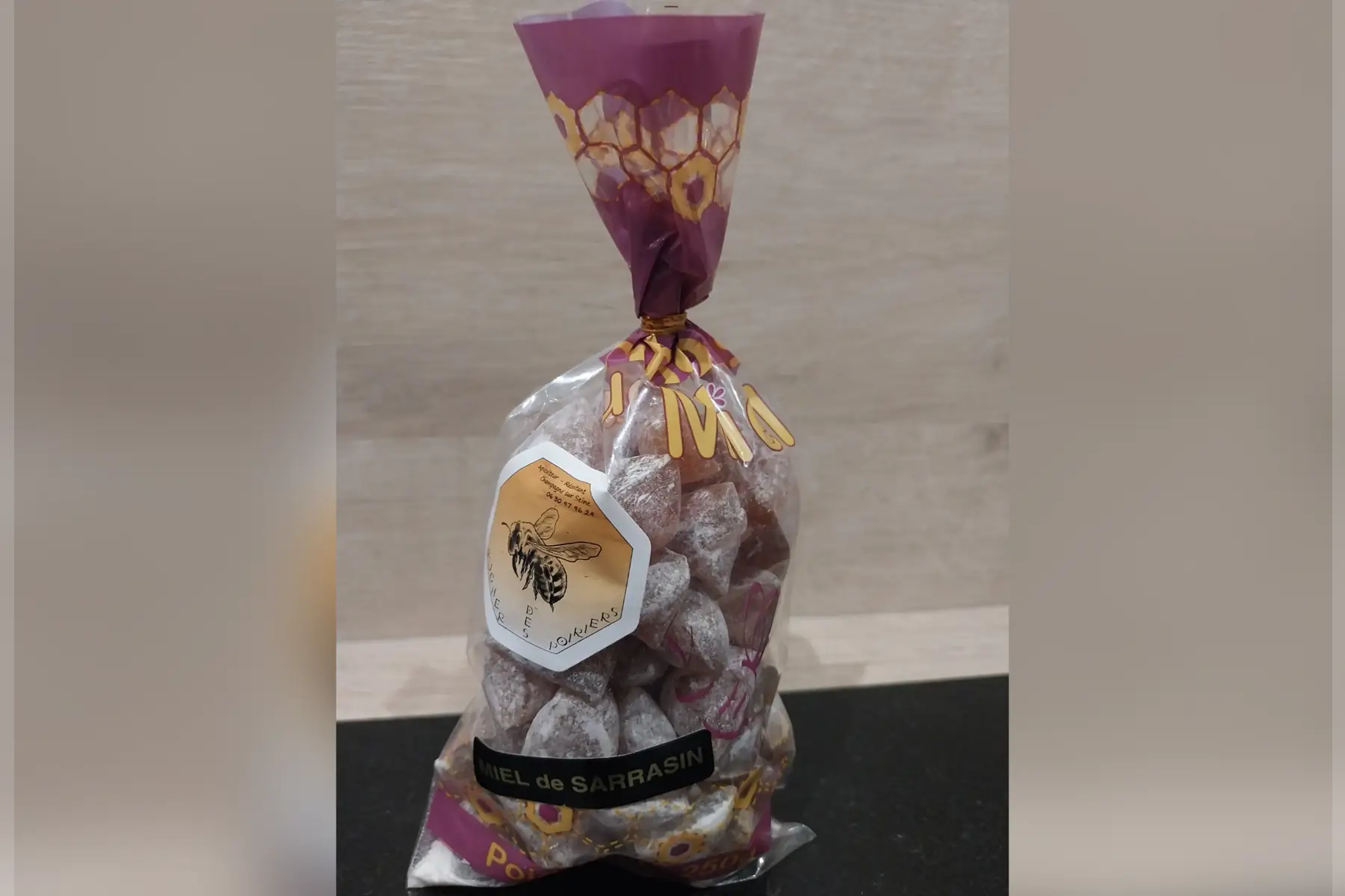 bonbons au miel de sarrasin (non bio) 250g