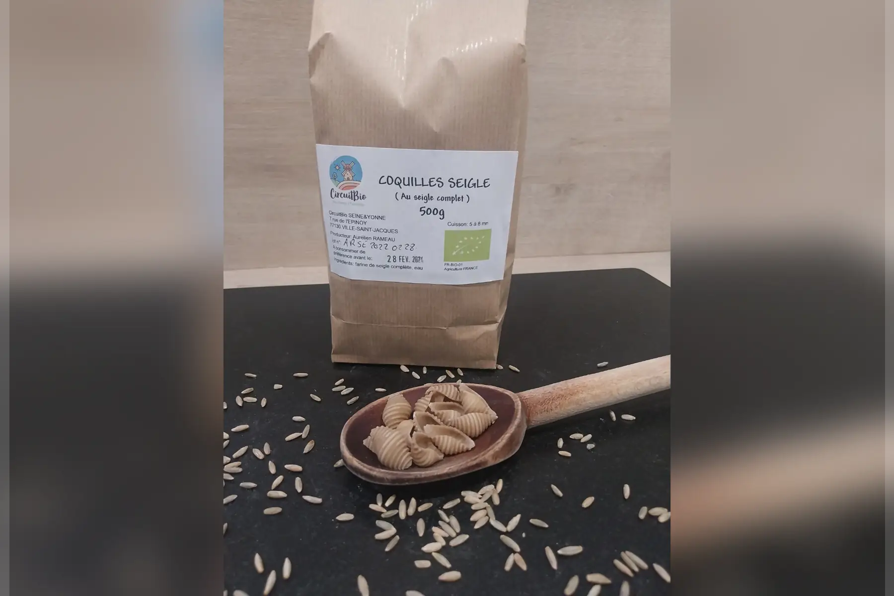 coquilles seigle