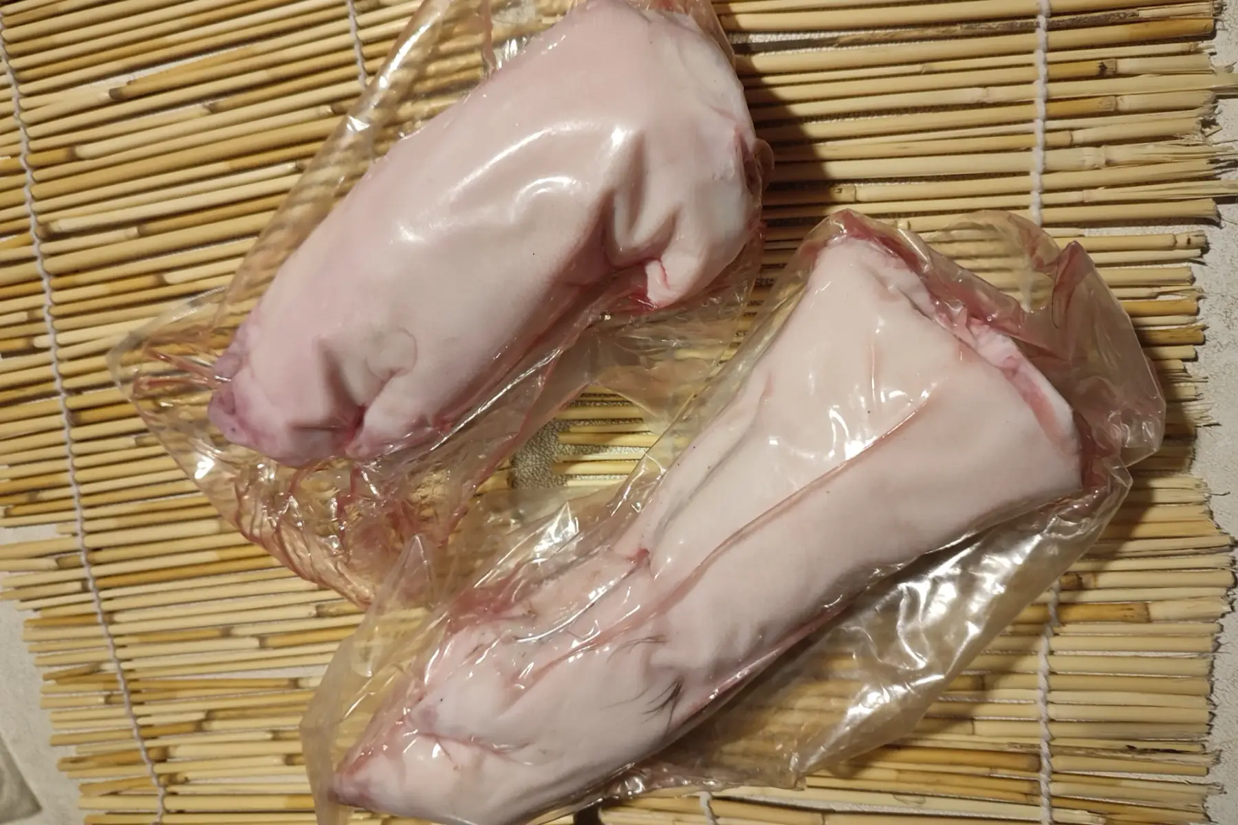 pied de porc blanc de l'ouest