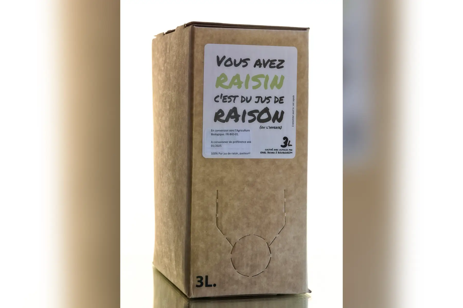 jus de raisin - en conversion vers l'agriculture bio