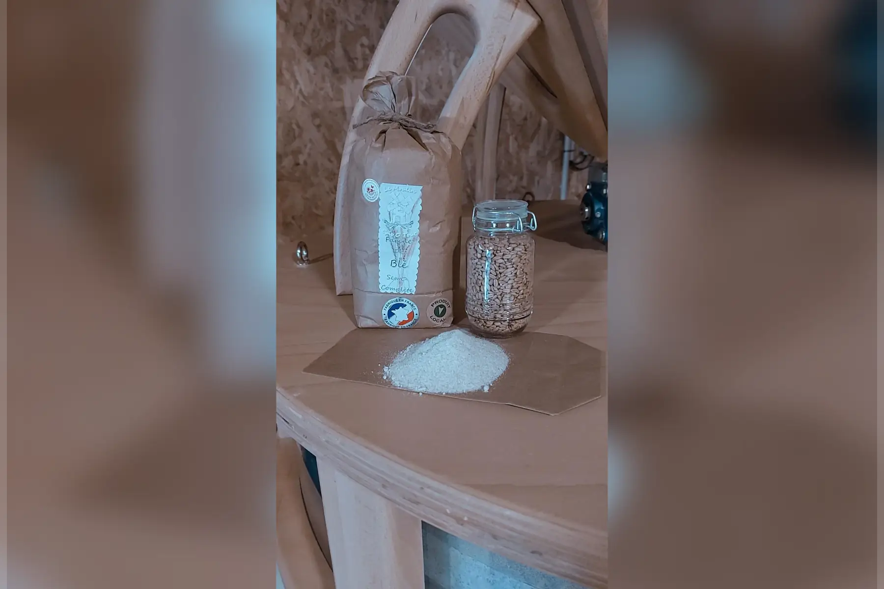 farine de blé tendre semi complète t110