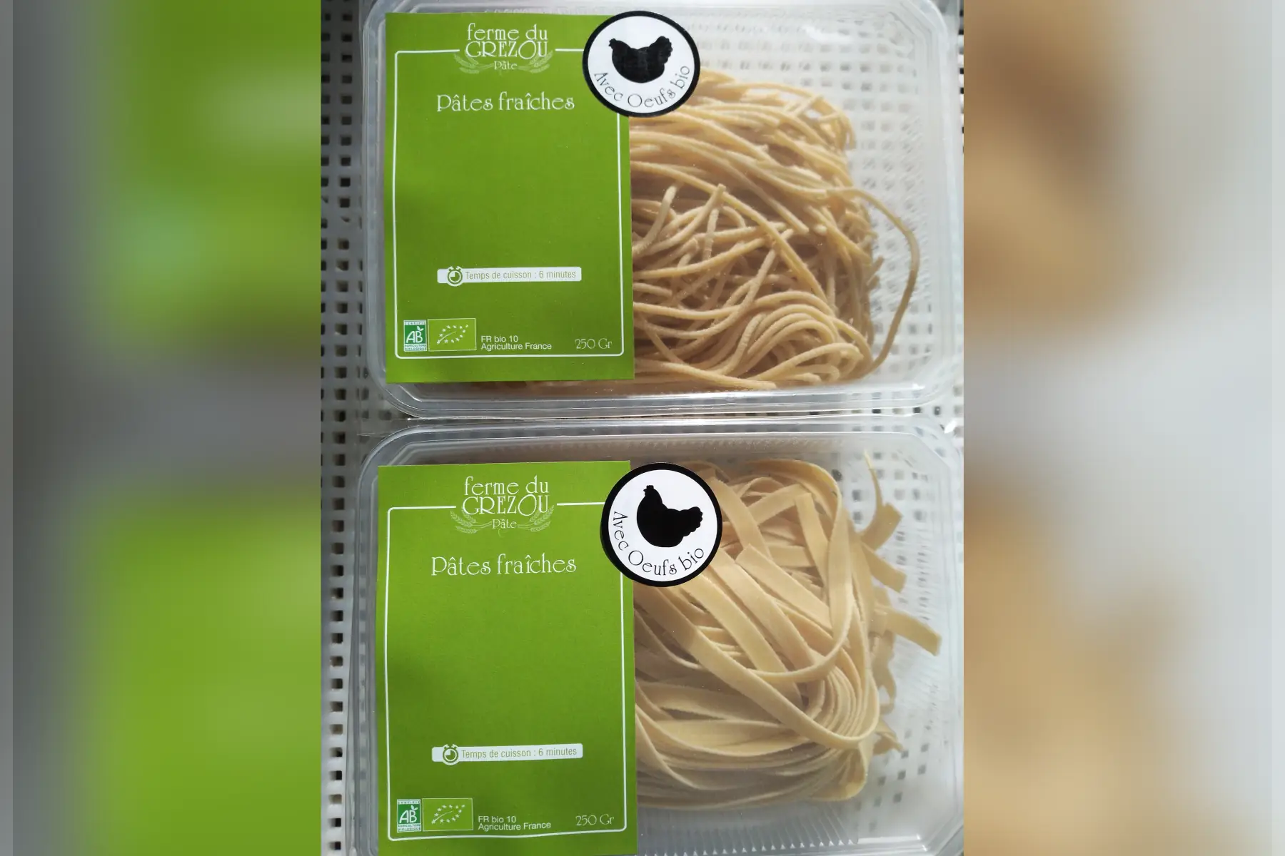 pâtes fraîches tagliatelles