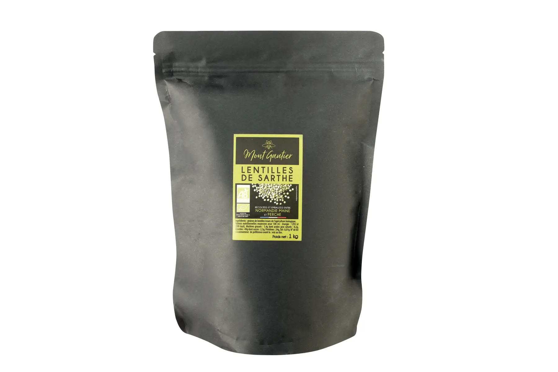 lentilles vertes de sarthe