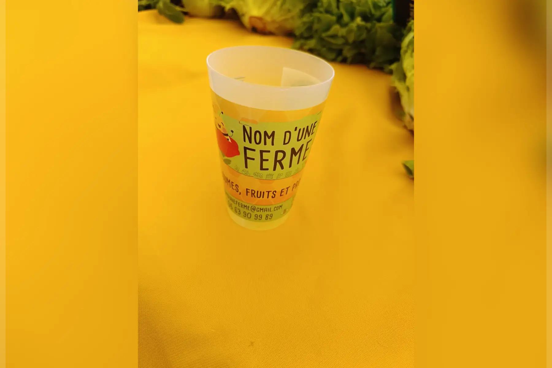 gobelets Nom d'une Ferme !