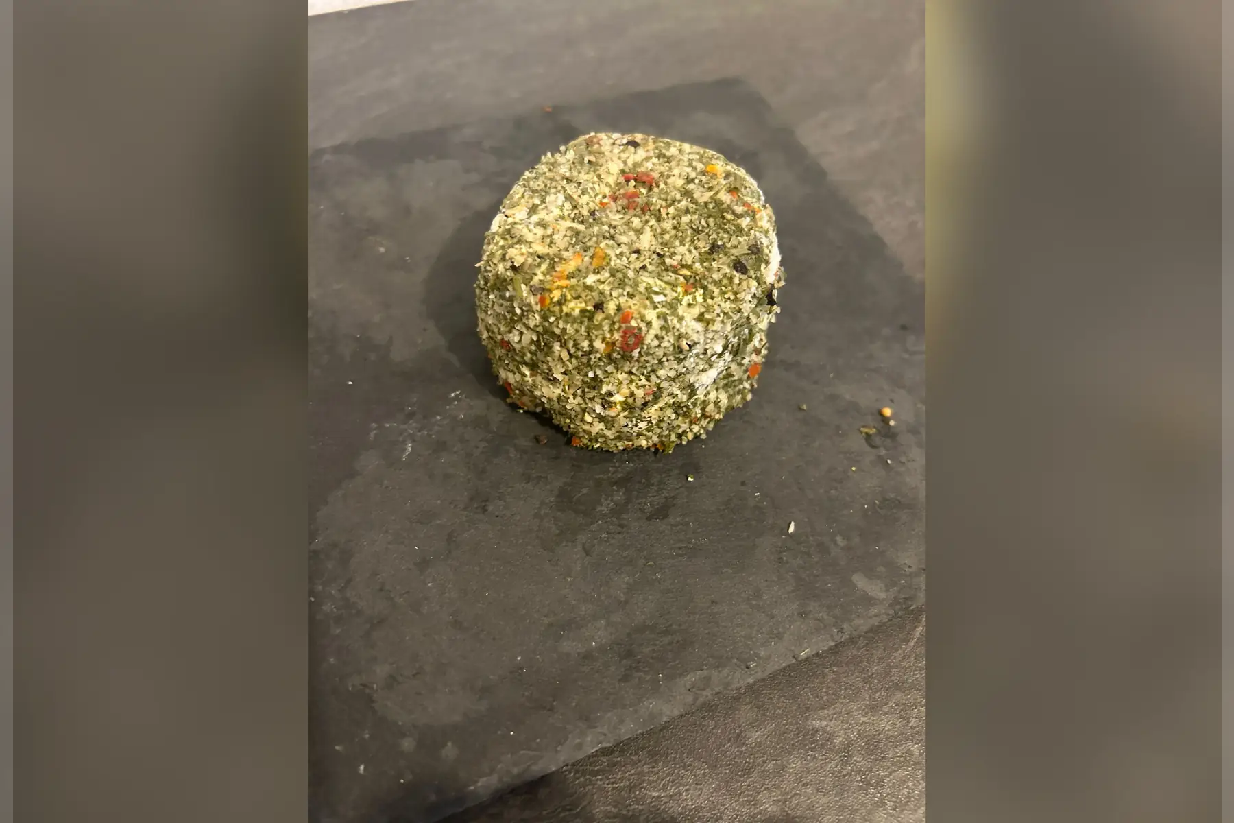 crottin de chèvre aromatisé jardin