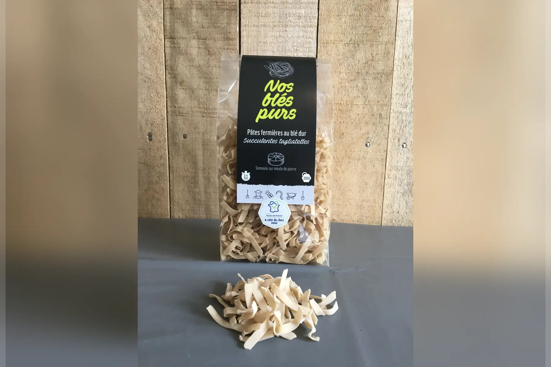 tagliatelles courtes-pâtes fermières au blé dur