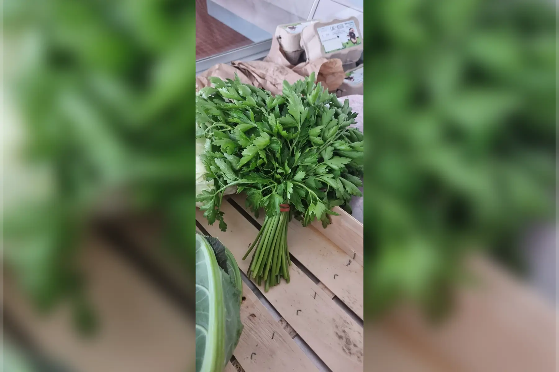 bouquet de persil plat
