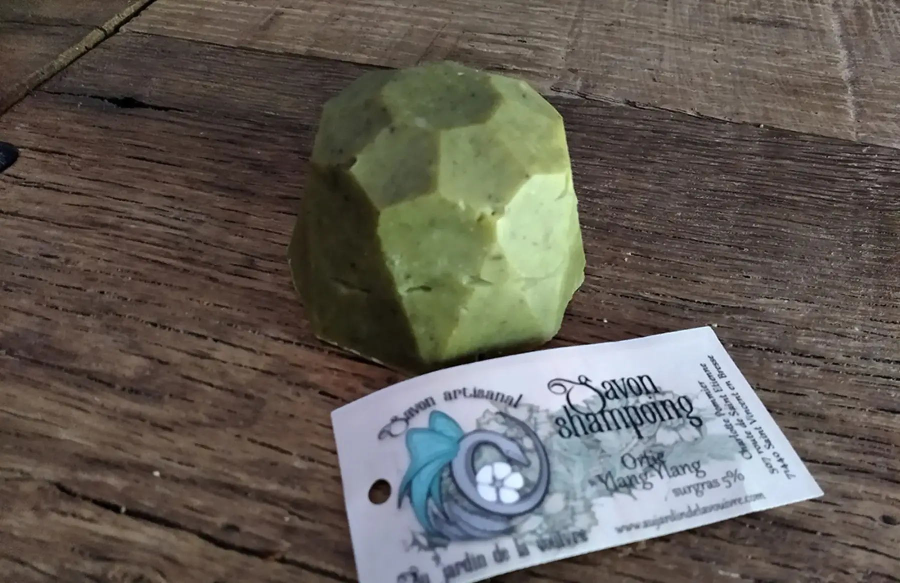 savon shampoing ortie ylang