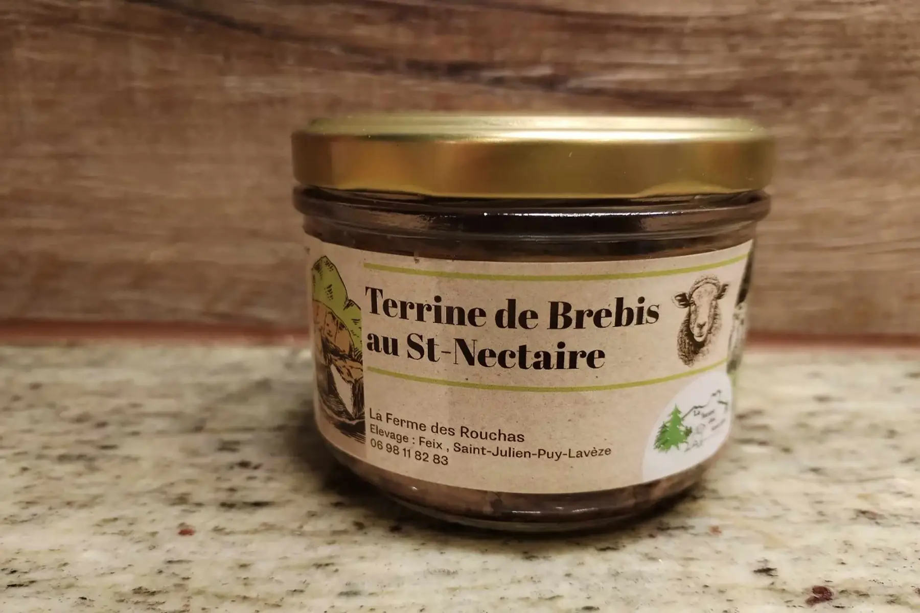 terrine de brebis au st nectaire (190grs)