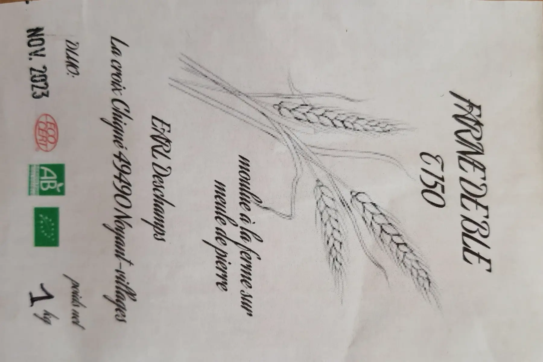 farine de blé t 150