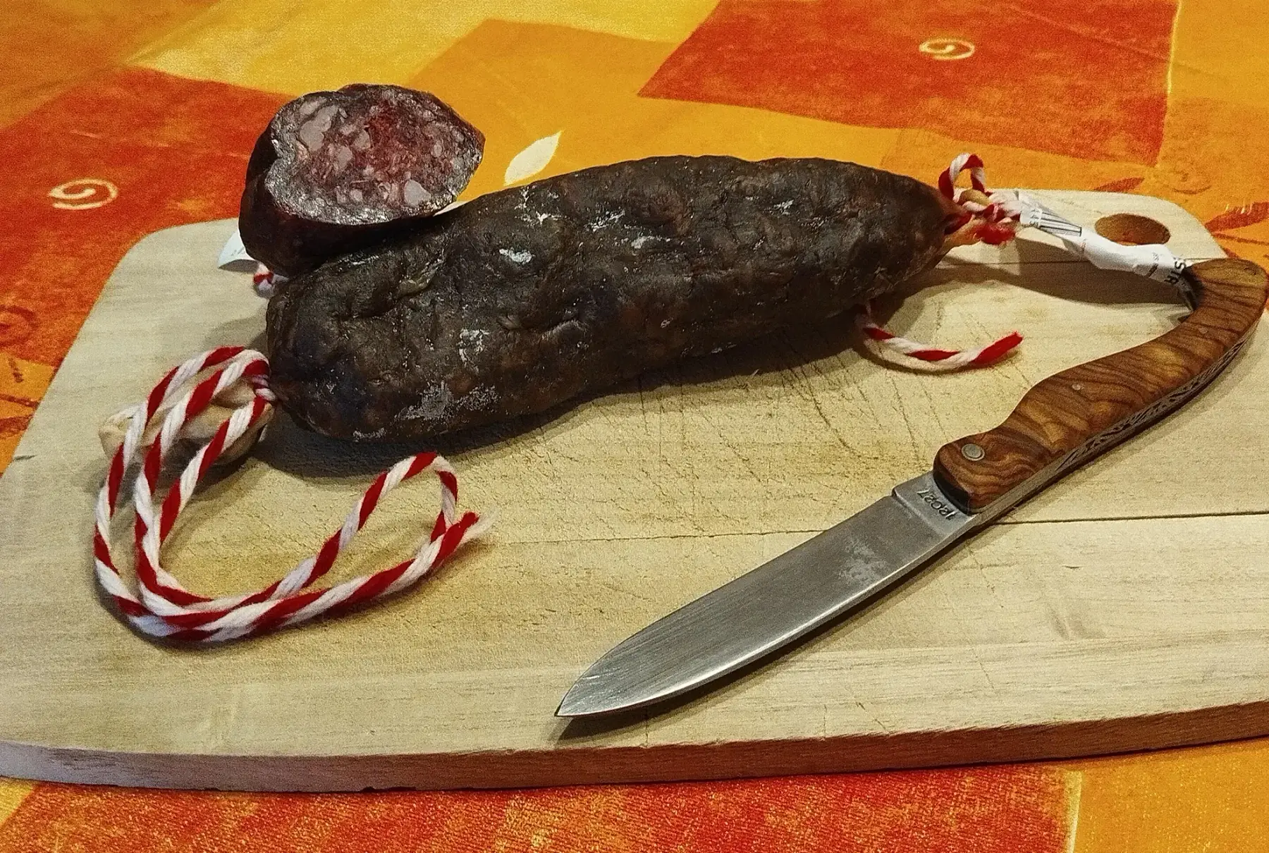 saucisson sec de boeuf - fabrication artisanale