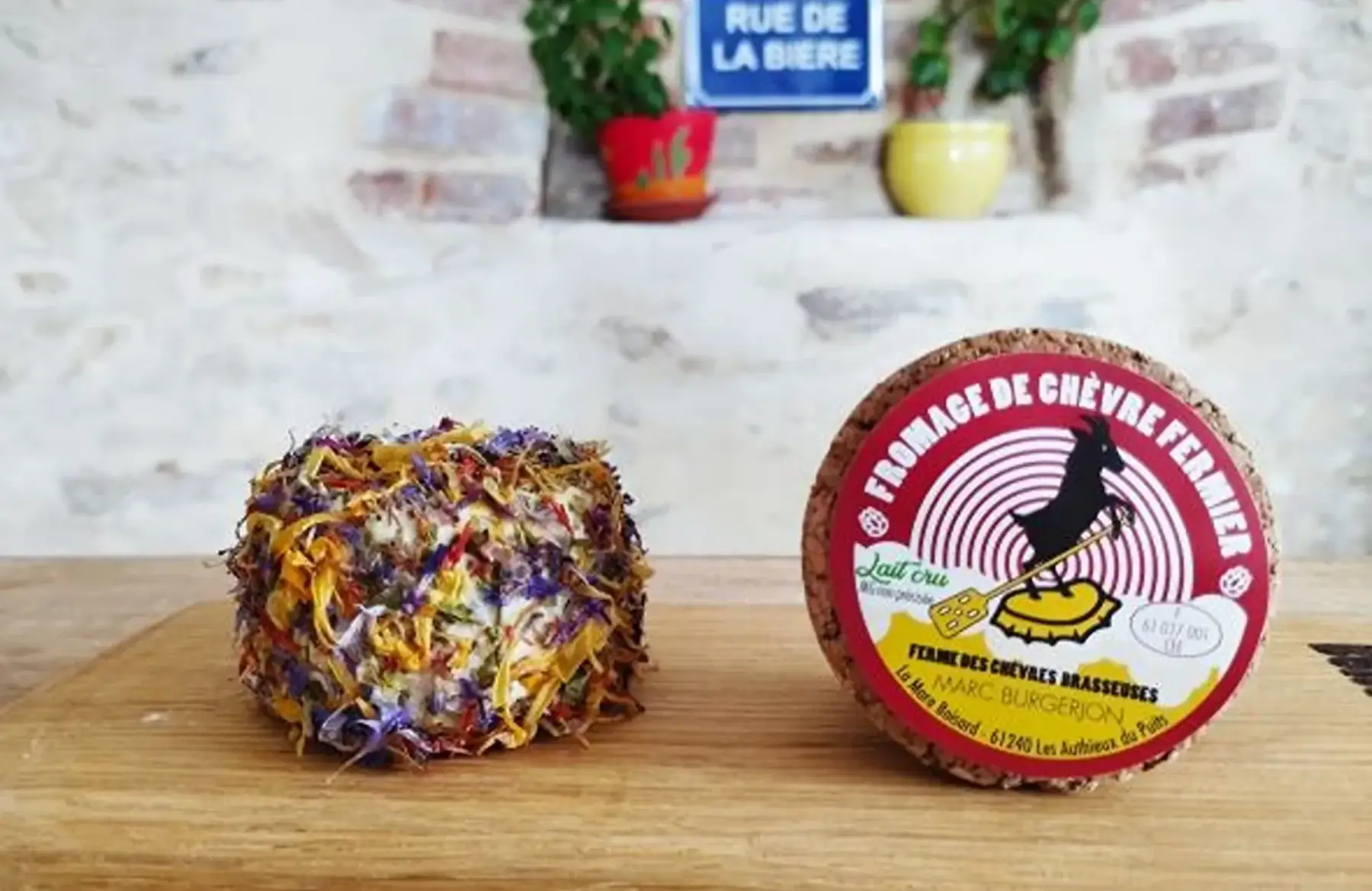 fromage de chèvre - petite fleur