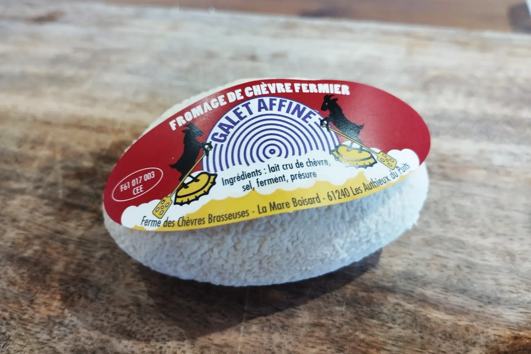 fromage de chèvre - galet affiné