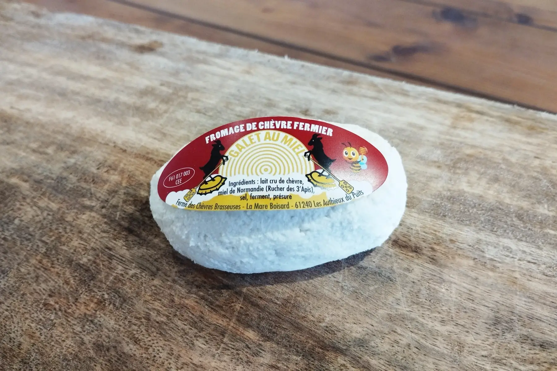 fromage de chèvre - galet au miel