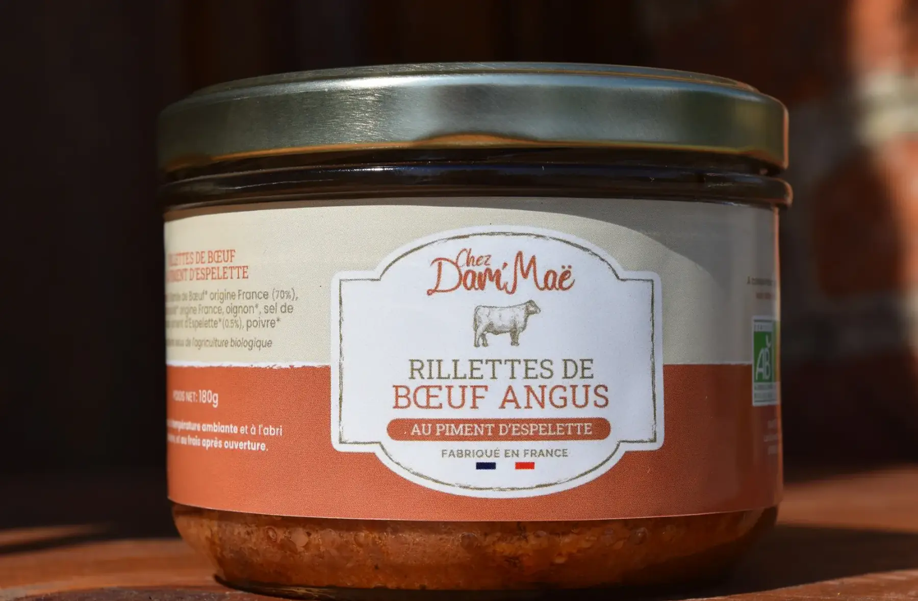 Tartinable apéro de boeuf angus piment d'espelette