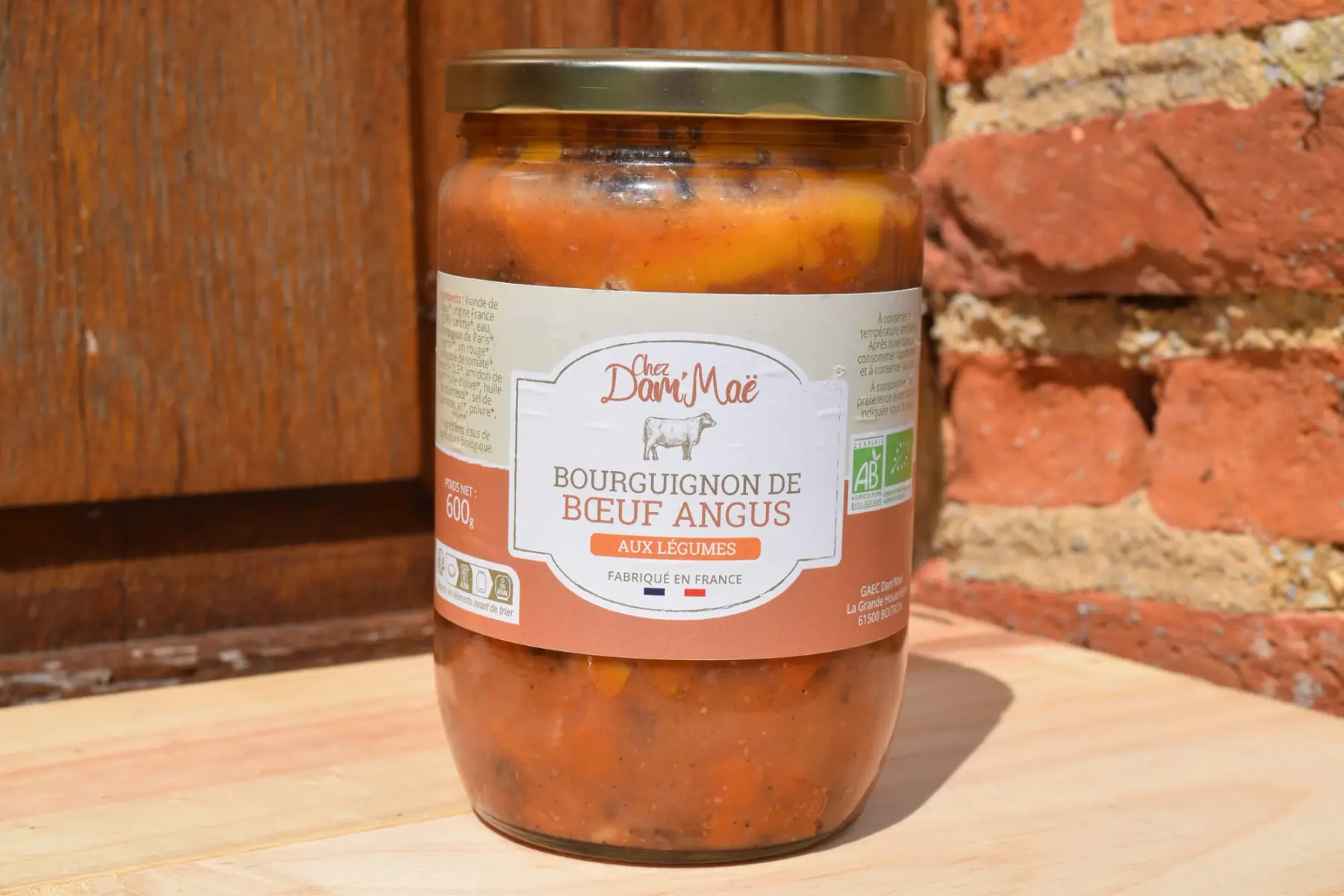 Bourguignon de boeuf Angus