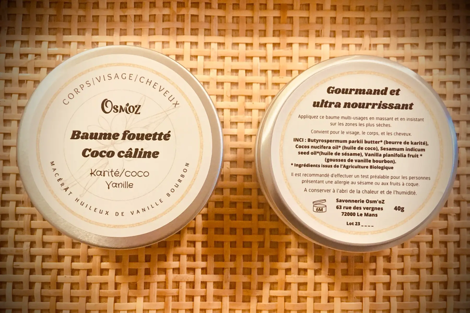 baume fouetté coco câline