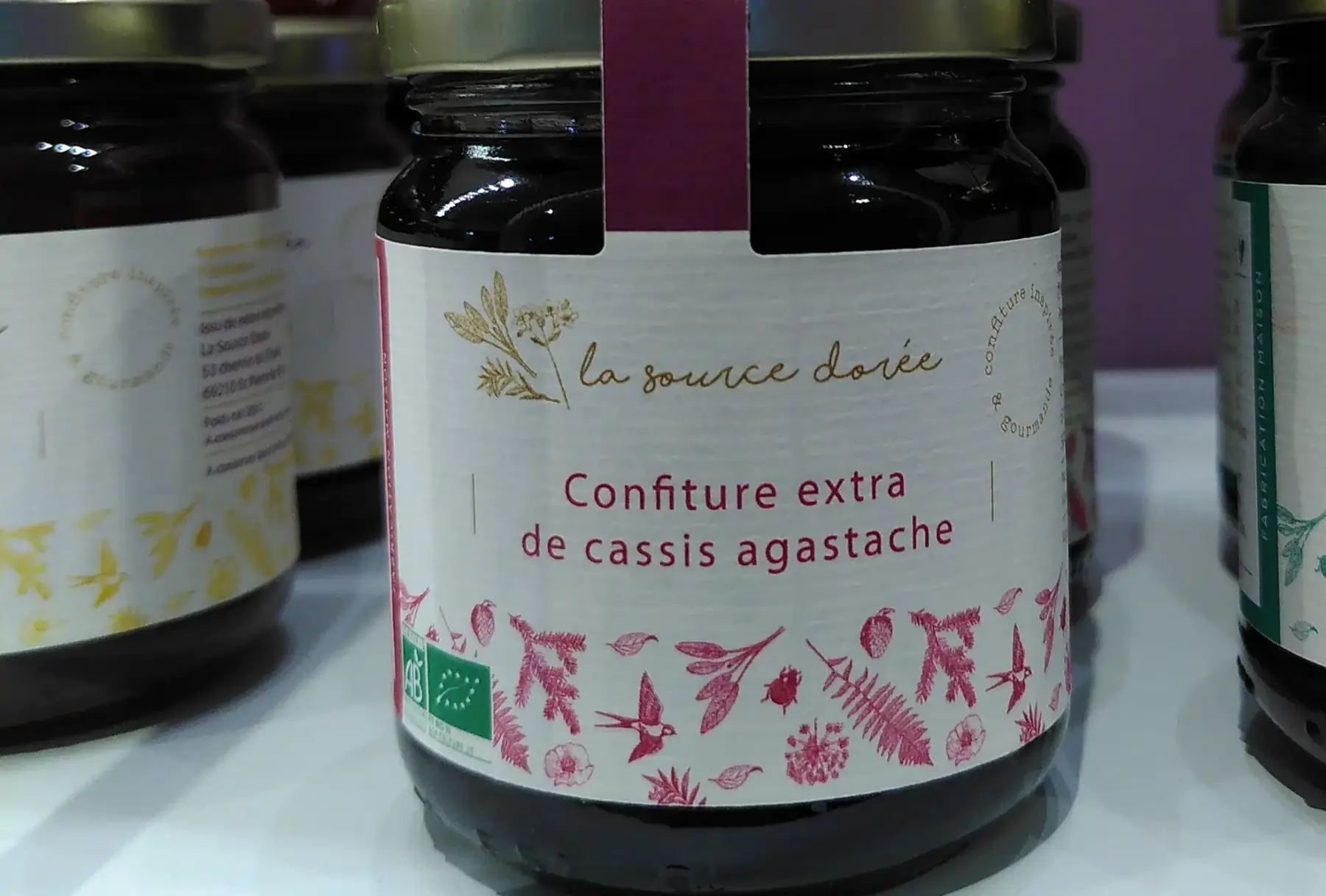 confiture cassis agastache