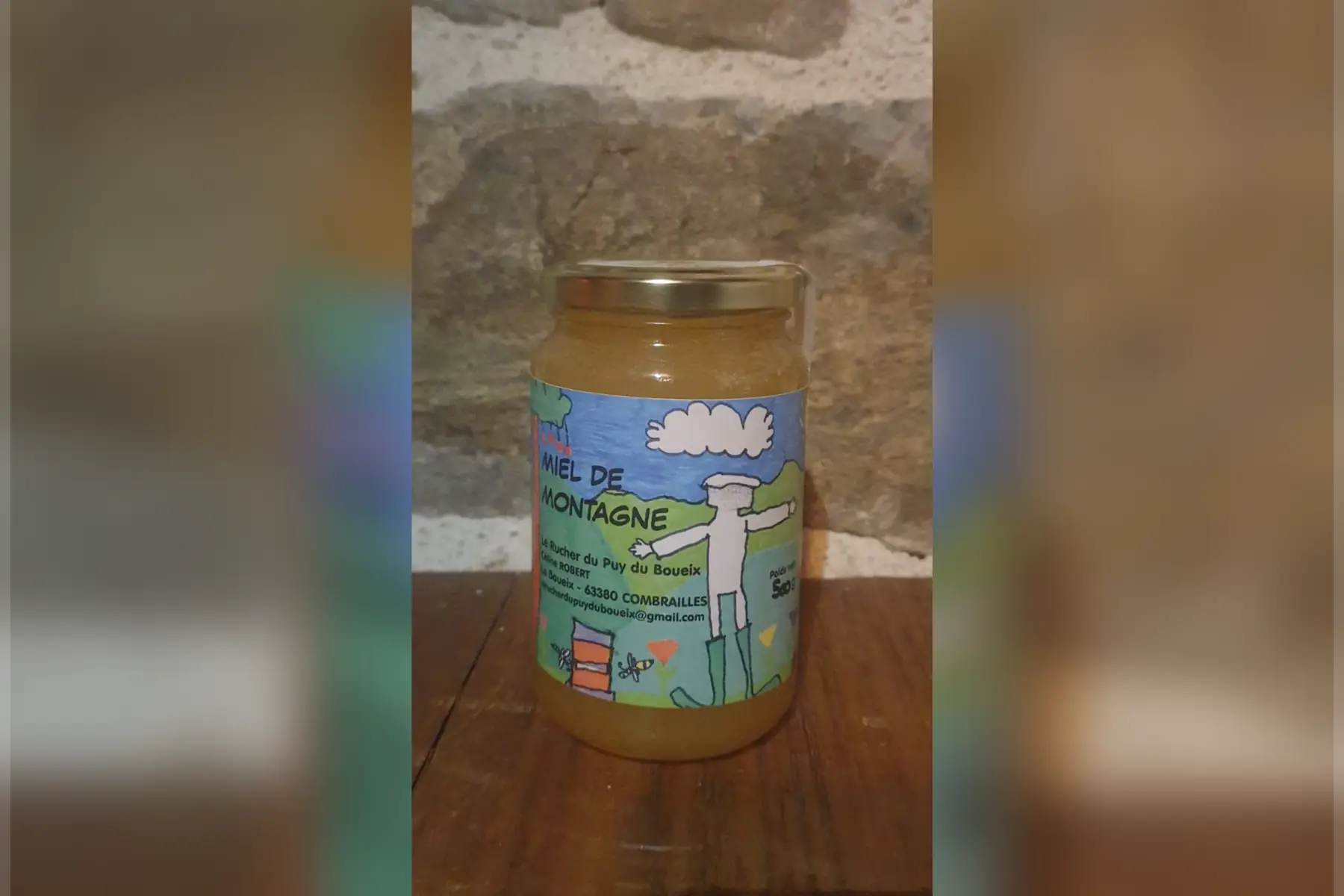 miel "liquide" de montagne - miel polyfloral - 500g