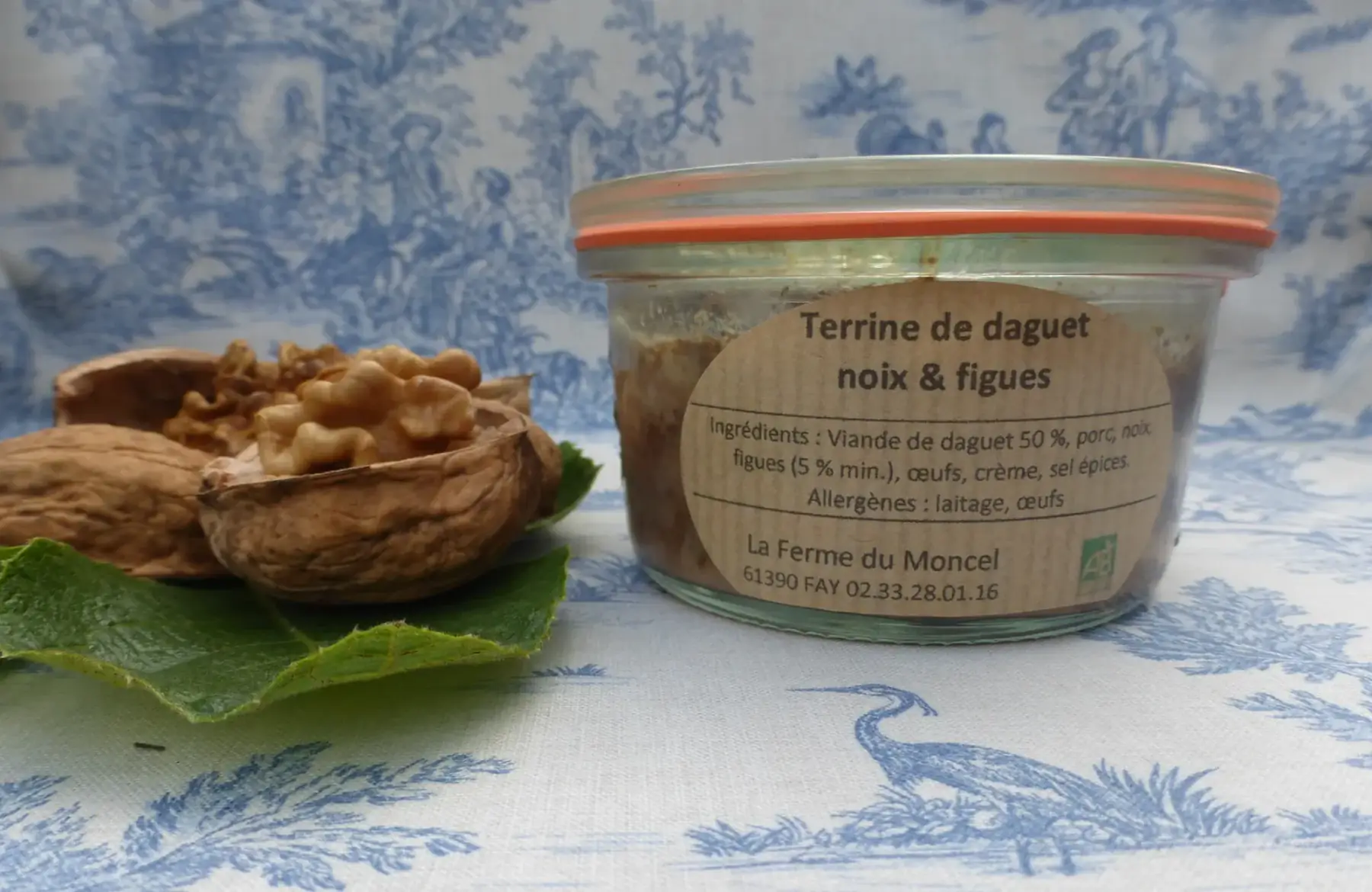 terrine de daguet noix et figues