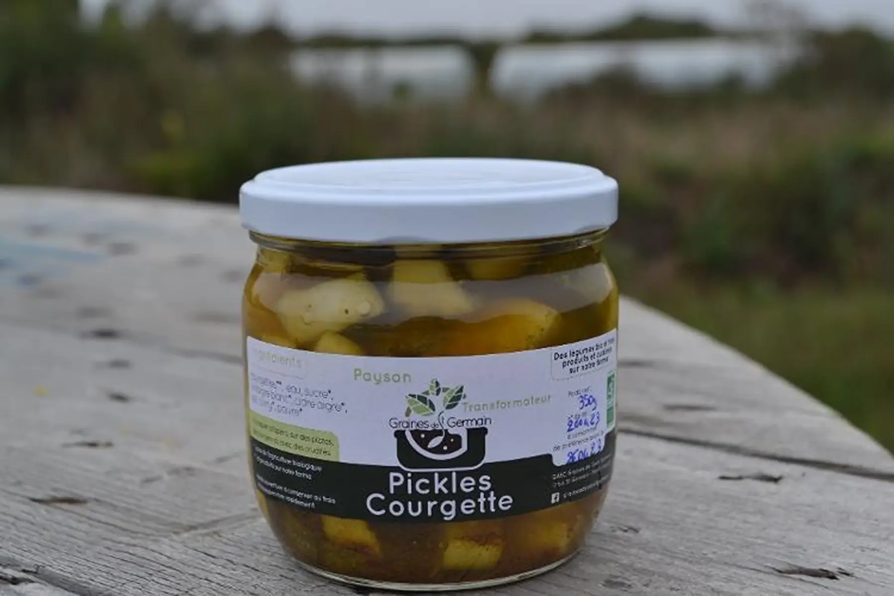 pickles de courgettes - 350g