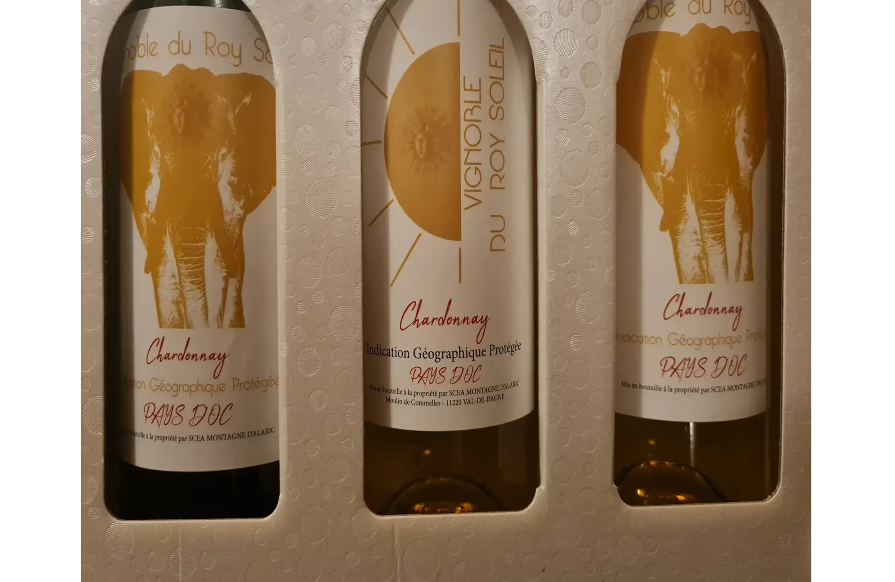 coffret cadeau 3 bouteilles blanc