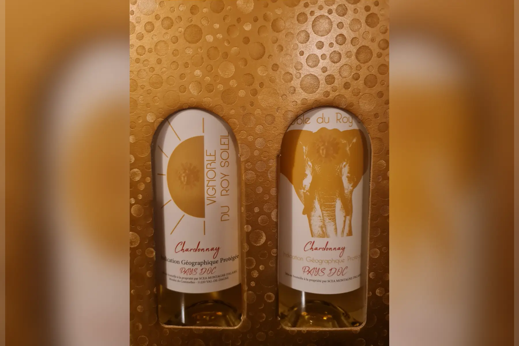 coffret cadeau blanc 2 bouteilles