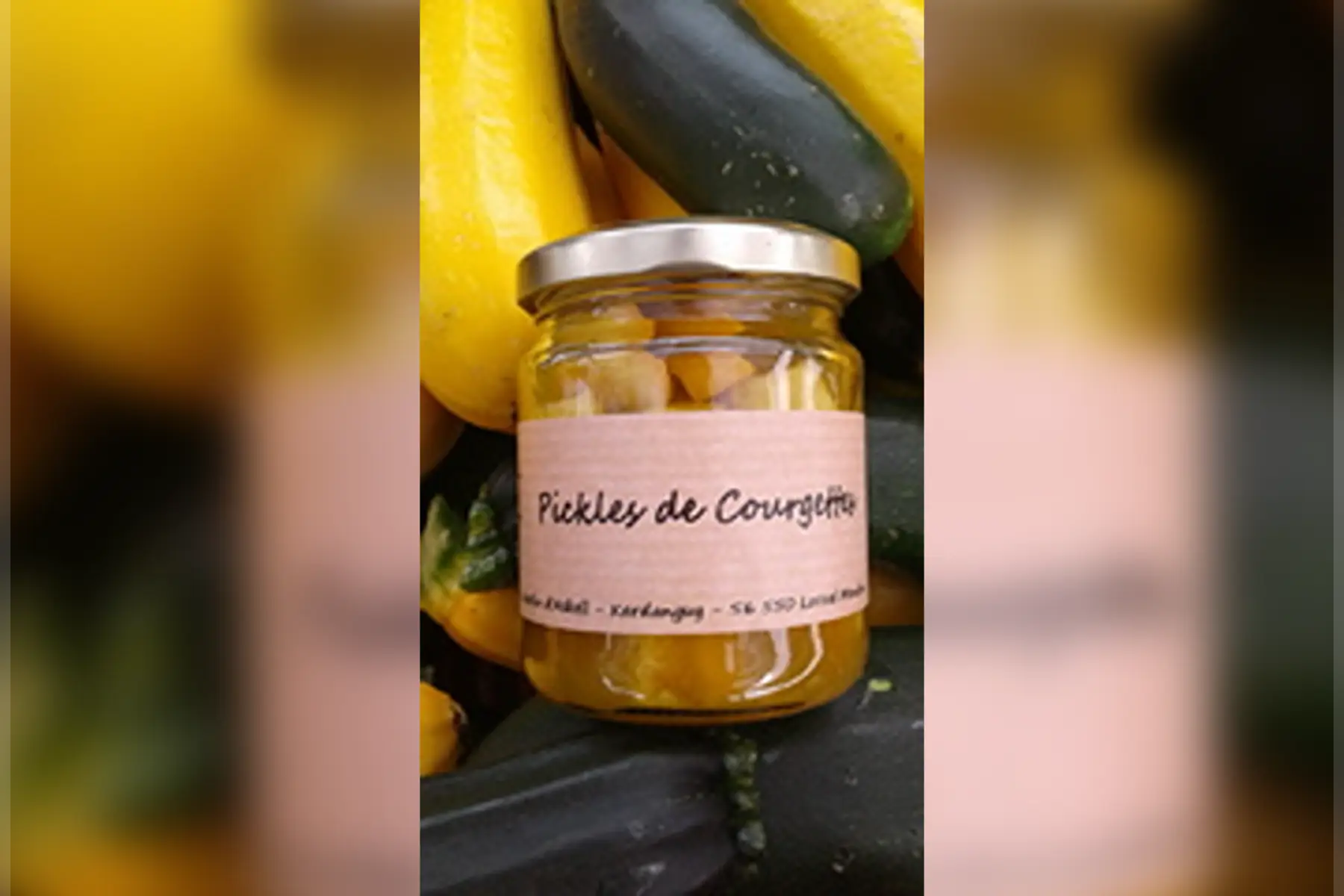 - pickles de courgettes au curry 200gr