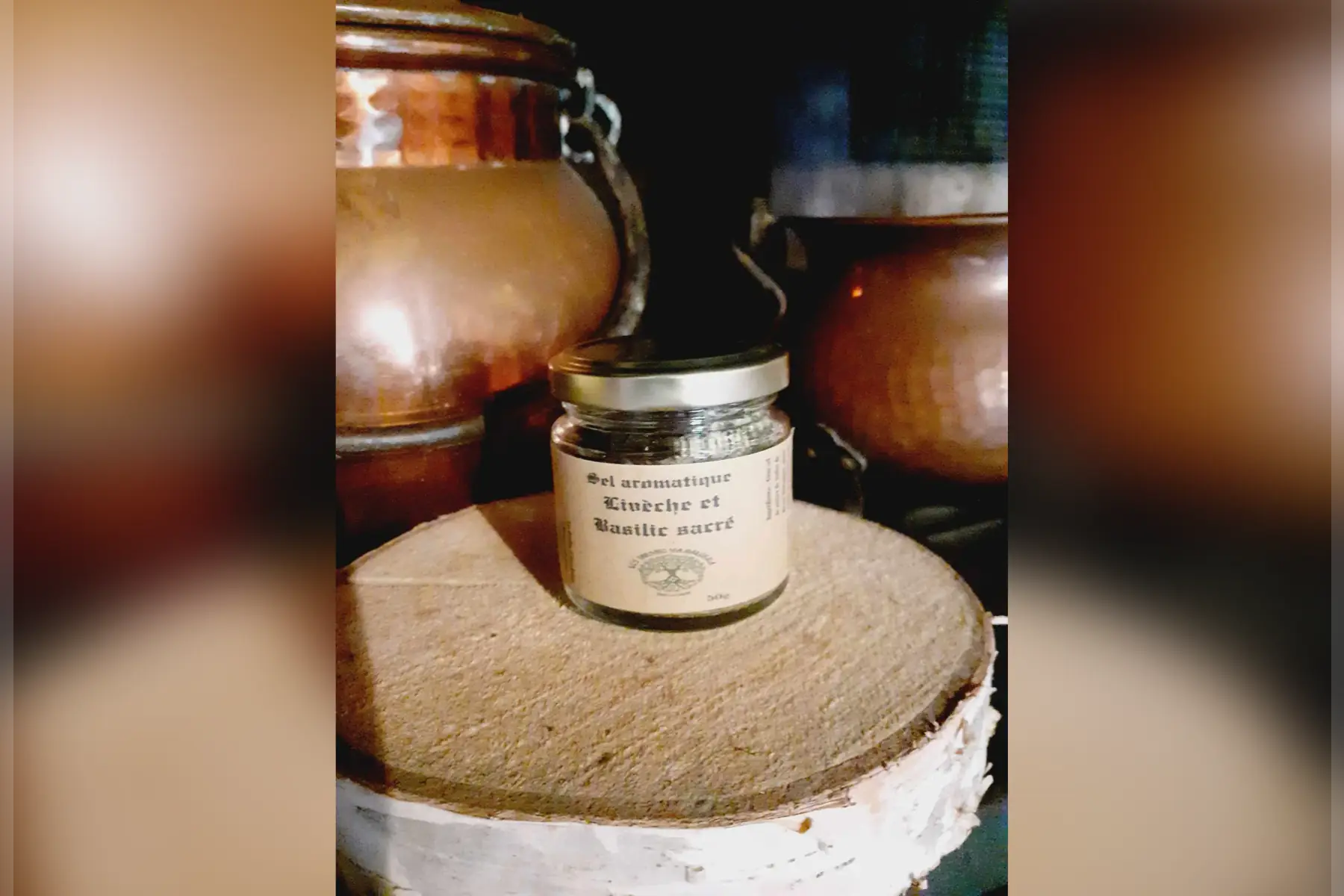 sel aromatique livèche basilic sacré