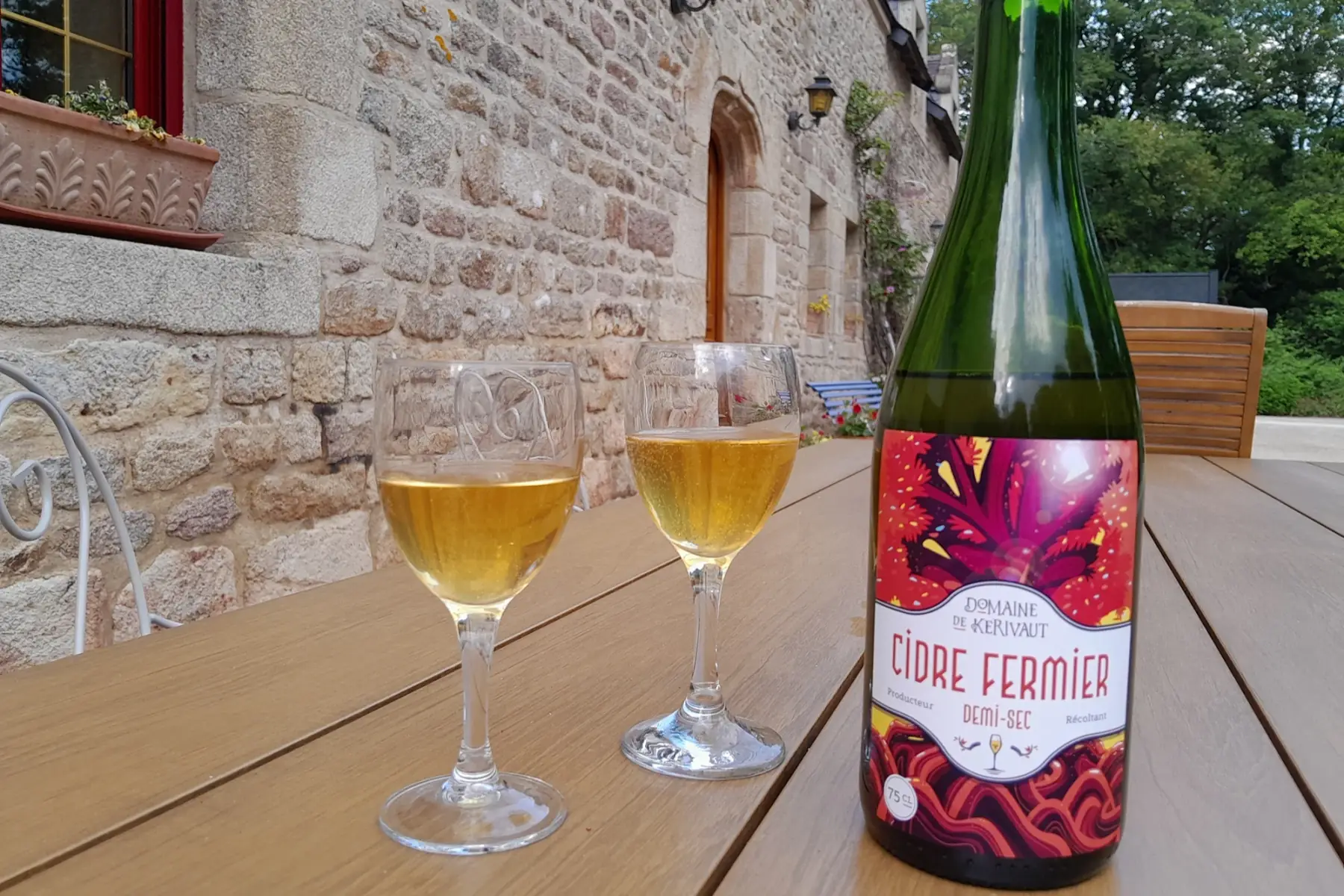 Cidre fermier demi-sec 75cL 3.5% Vol. - notes acidulées