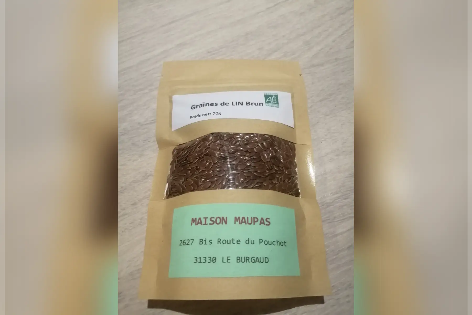 graines de lin brun