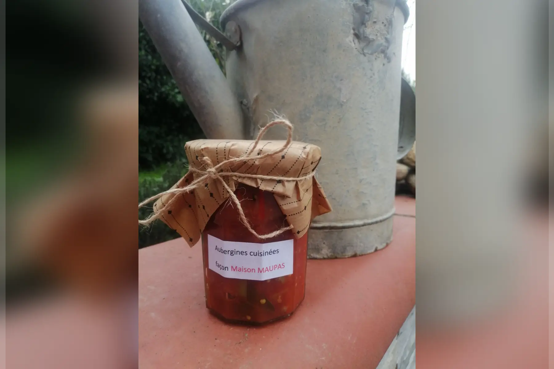 Aubergines blanches cuisinées au coulis de tomates
