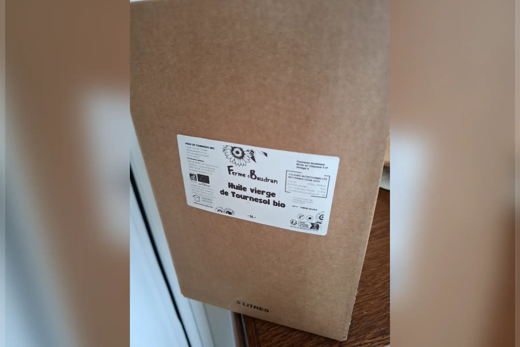 Huile de tournesol AB bib