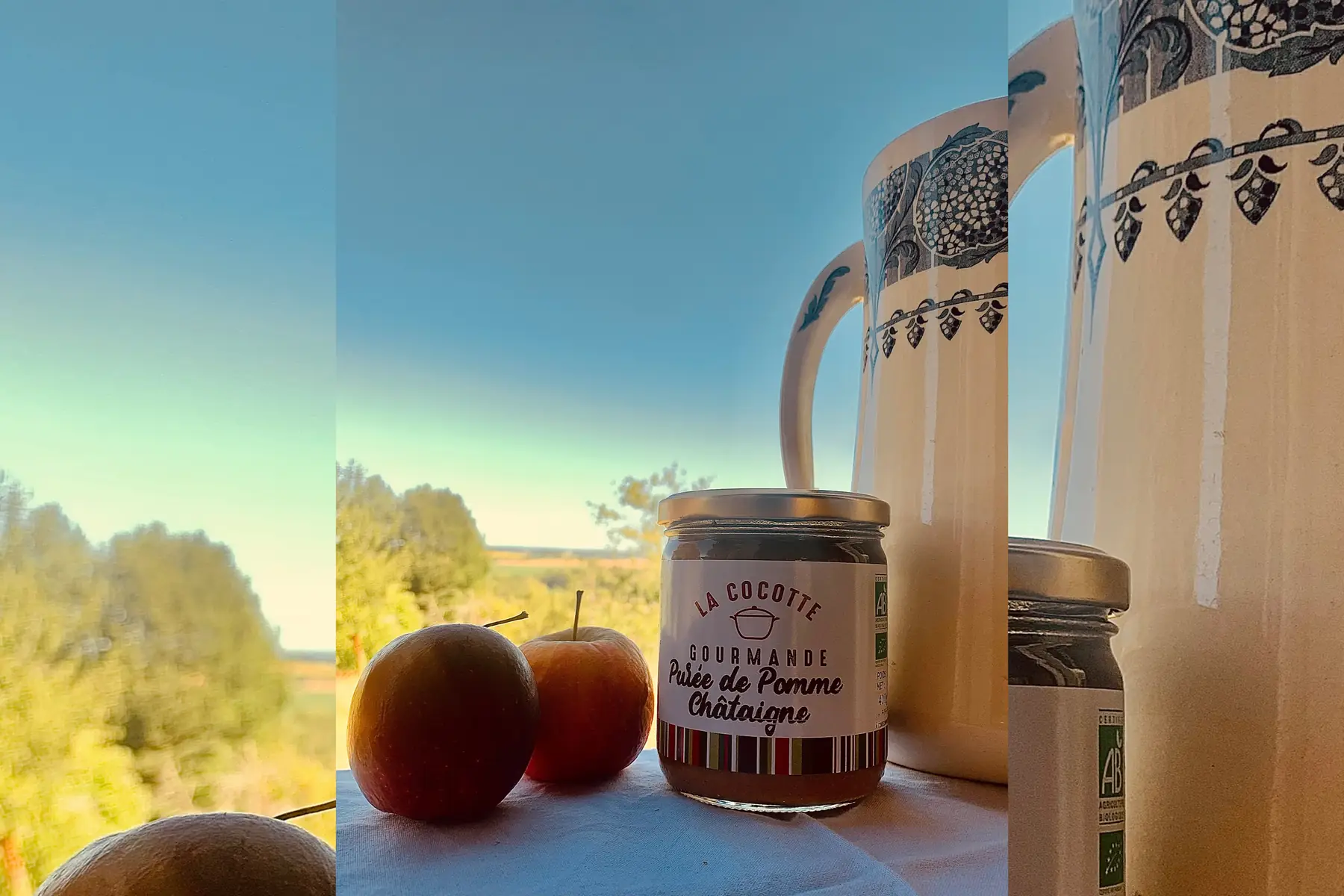 purée de pomme chataigne 400g