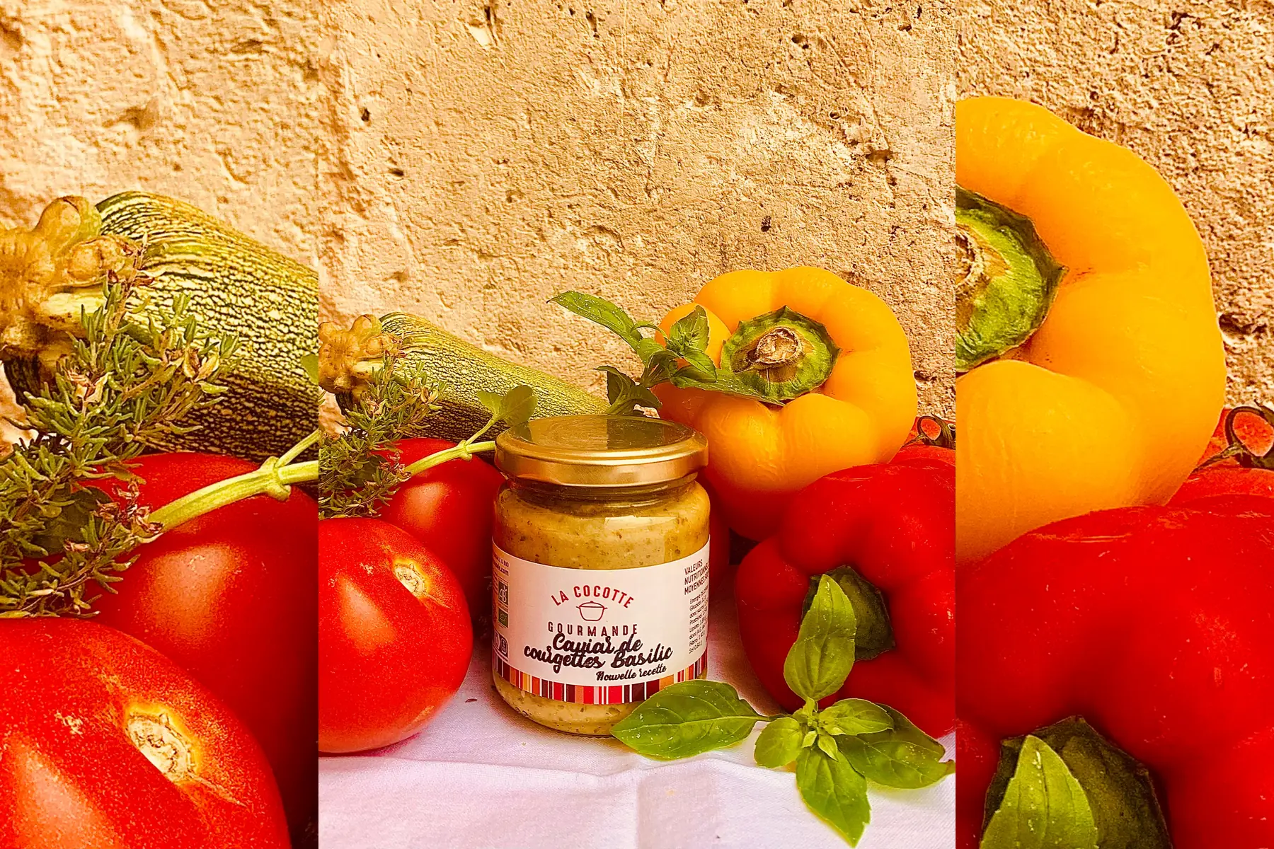 caviar de courgette au basilic 180g