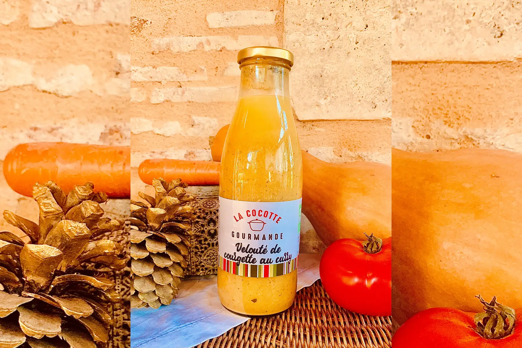 velouté de courgette curry 73cl