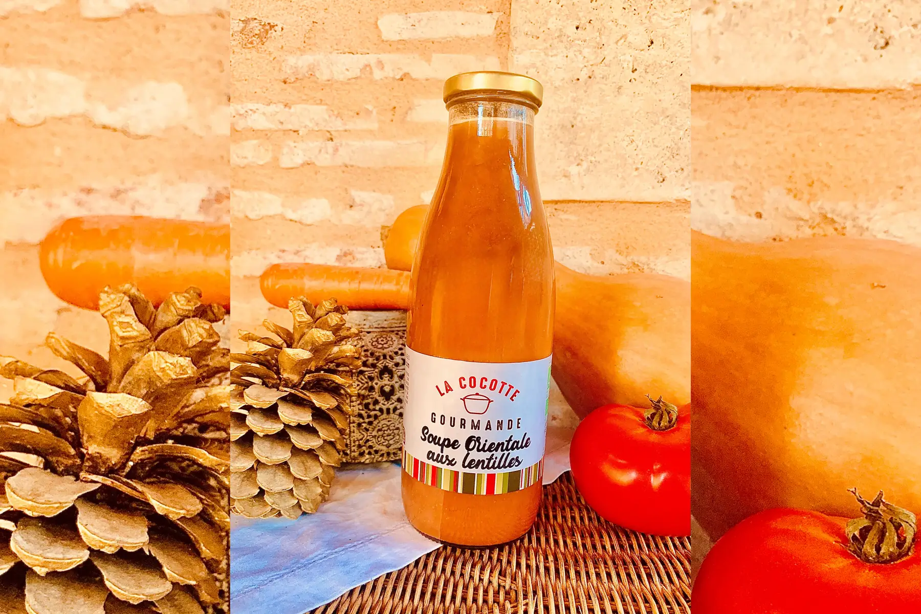 soupe orientale aux lentilles 73cl