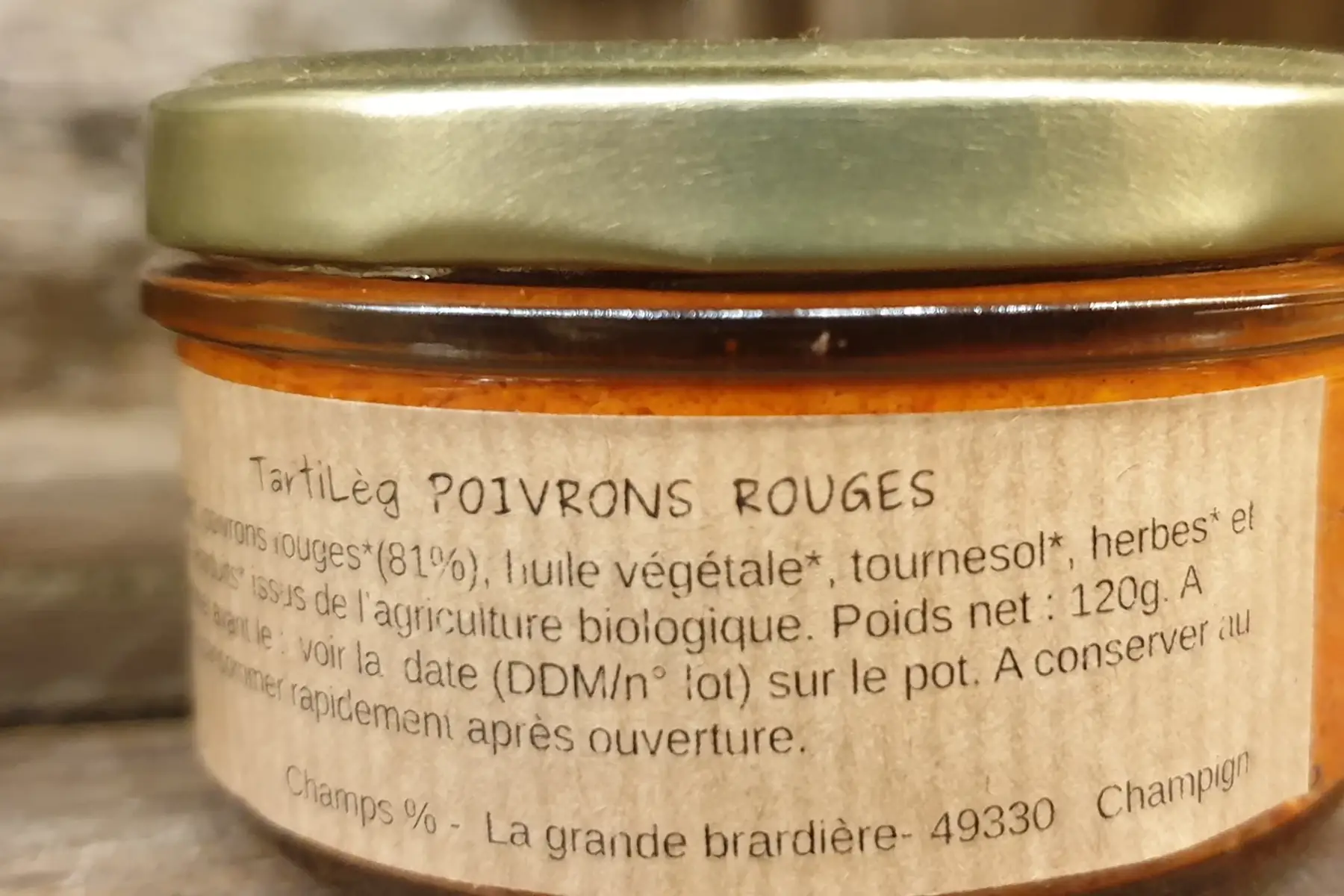 a table - tartilèg poivrons