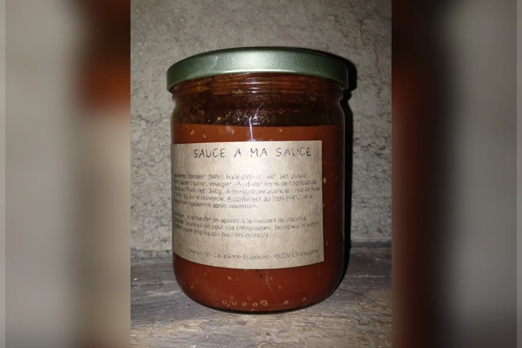 a table - sauce à ma sauce