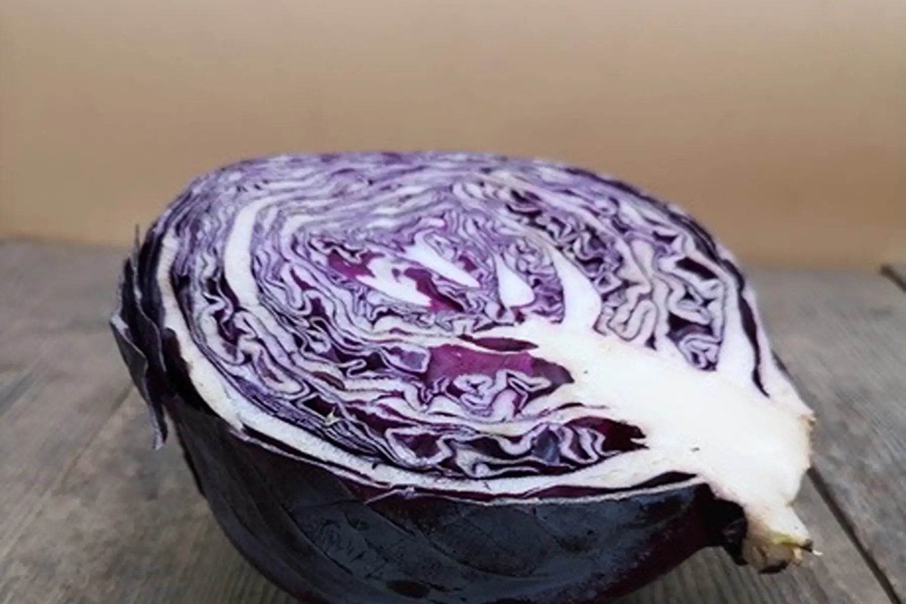 chou rouge (moitié)