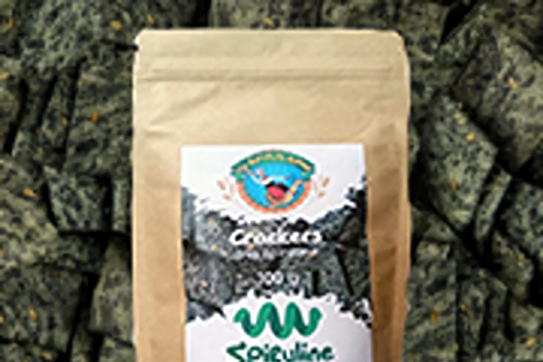 crackers spiruline