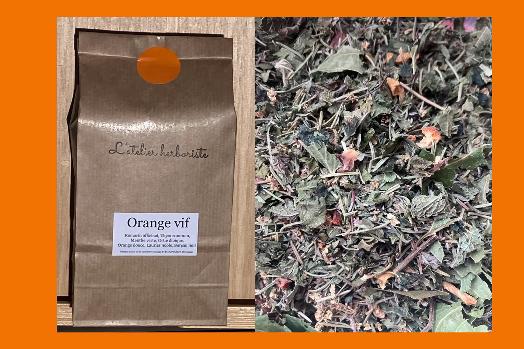 tisane orange vif : tonique, stimulante - contre les petits maux de l'hiver