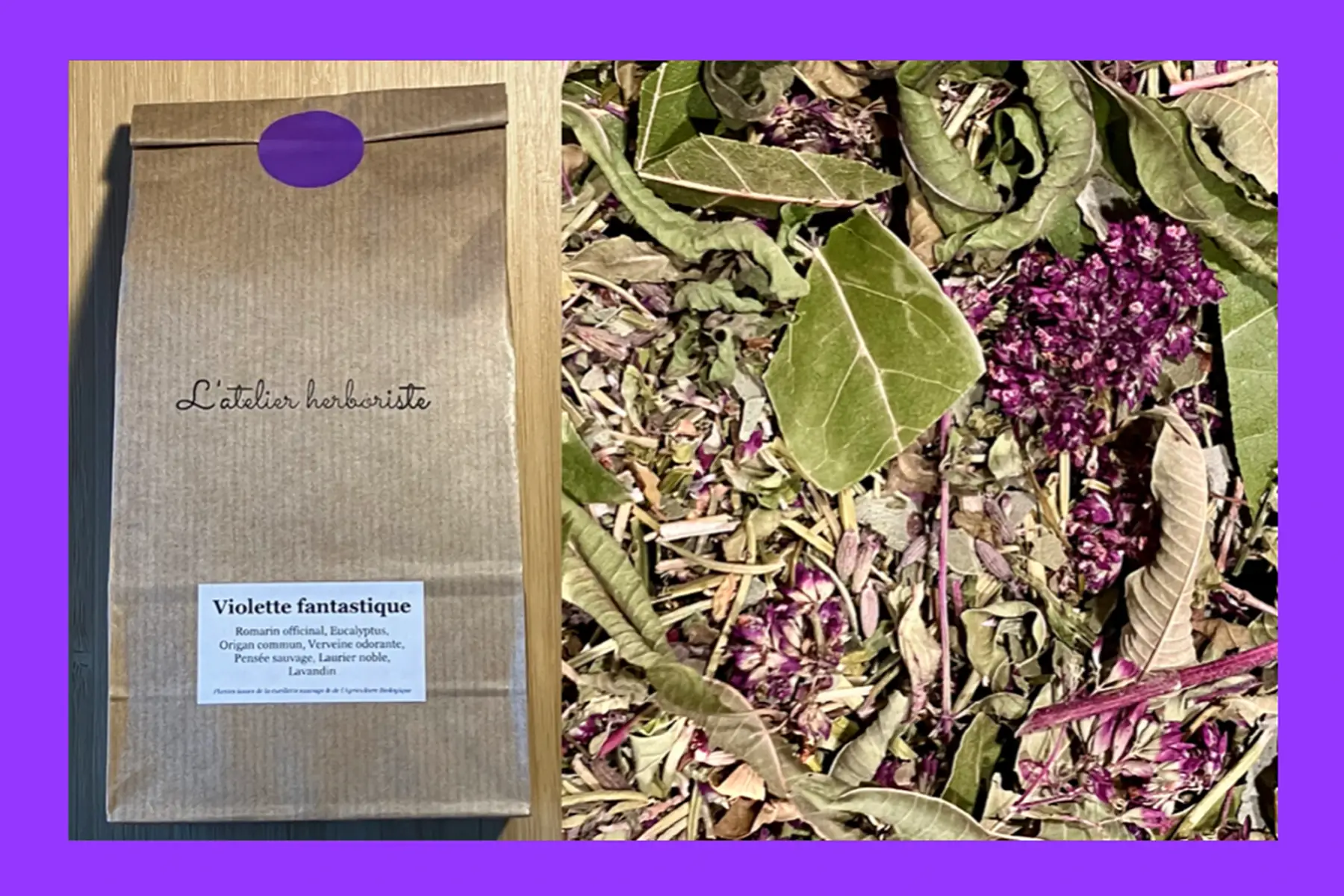 tisane violette fantastique : poumons - petit souci respiratoire