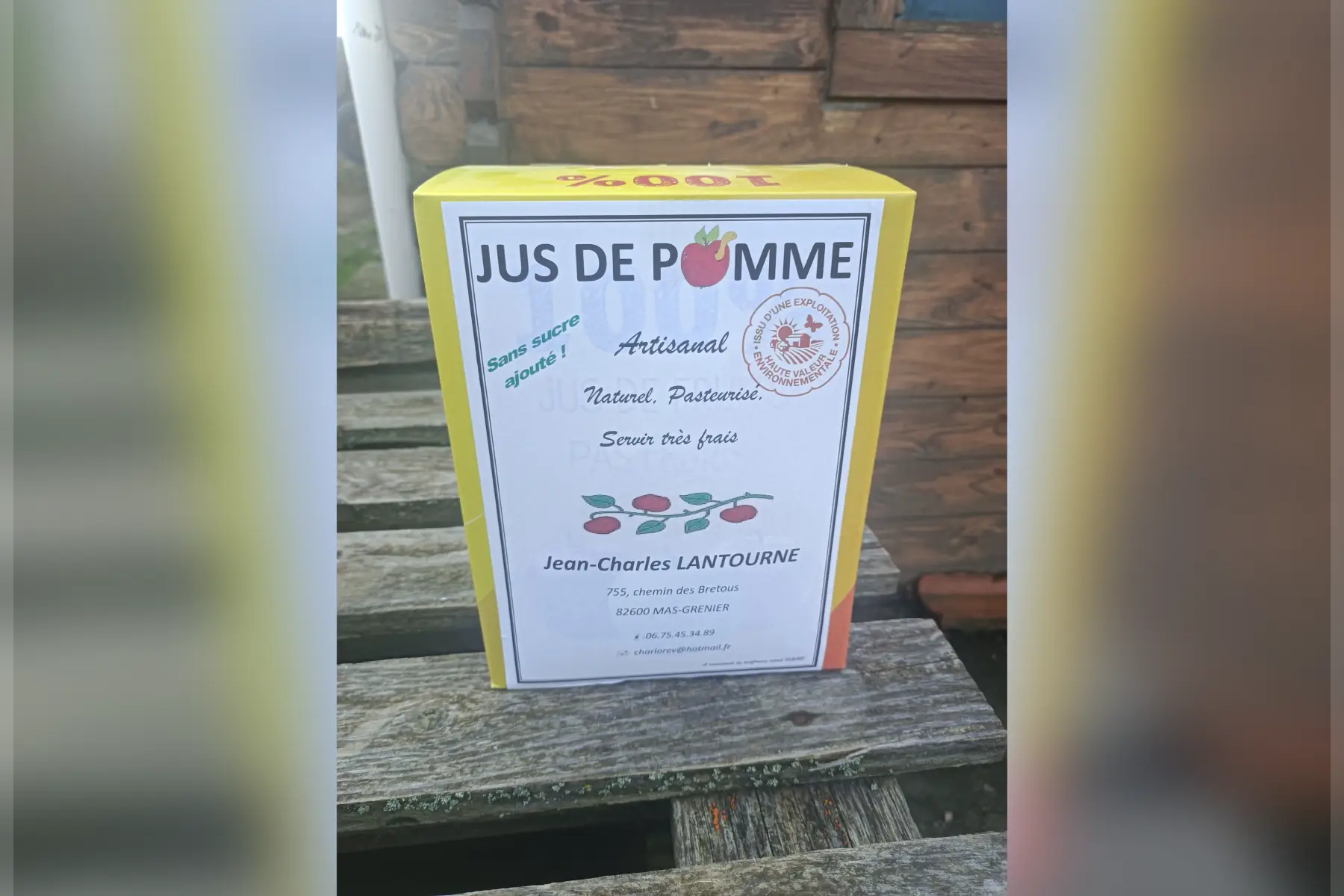 fontaine de jus de pomme 3litres